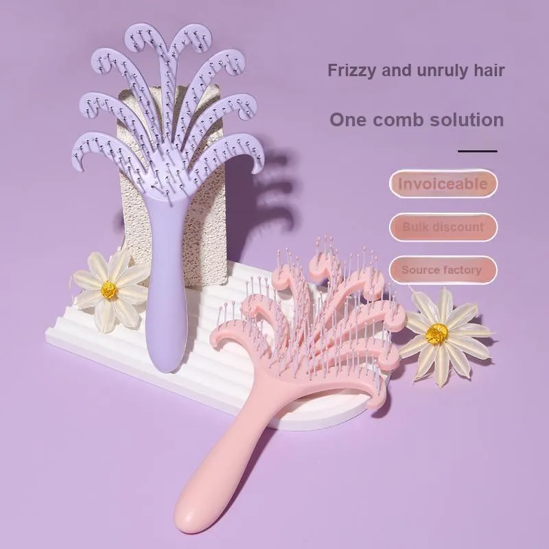 Future Maple Octopus Hair Friendly Dry And Wet Dual Use Hair Brush Styling Fluffy Massage-1