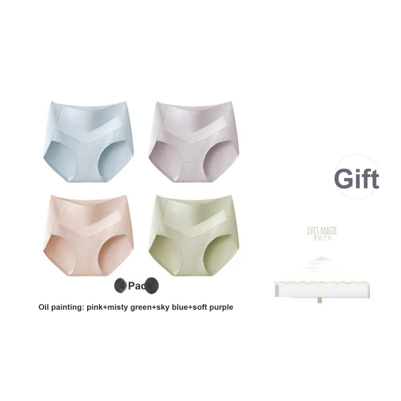 XIA.WA.ZHI.XIU Underpants Women's Shopping Bag 4 Pack-8