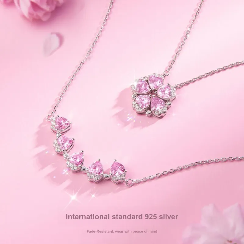 ZHENJIUJIU S925 Necklaces Women's-1