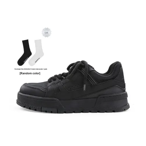 HANQIAORIJI Black Blood Series Скейтборд Кроссовки Низкие Черные Унисекс