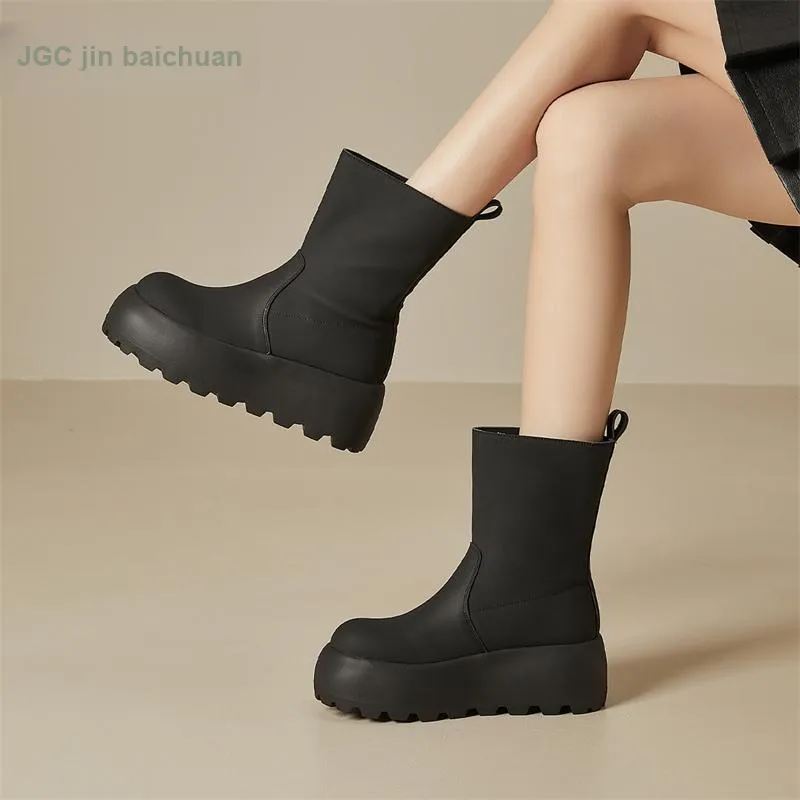 Jin Baichuan Ankle Boots Women's-4