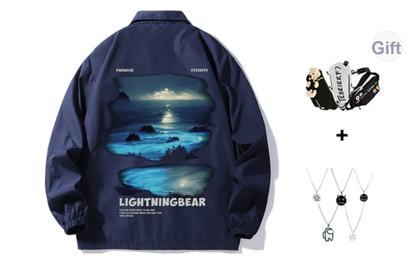 LIGHTNING BEAR Jackets Coats Unisex-24