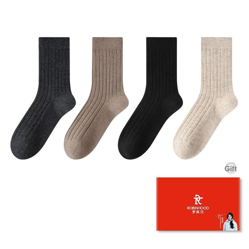 ROBINHOOD Mid Calf Socks Women's Box 4 Pack-0