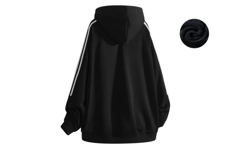 MXDT Sweatshirt Unisex Black Fleece Lined-2