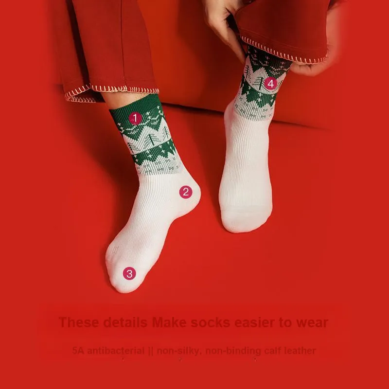 Ubras Unisex Mid Calf Socks-3