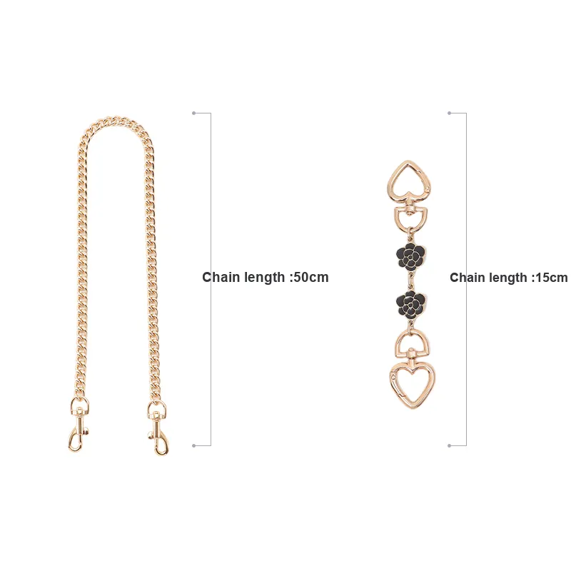 Gloya Metal Bag Accessory Women's Gold Tone-1