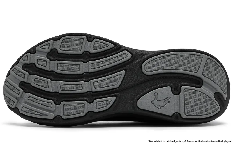 QIAODAN Running Shoes Men Low Top Black/Liquid Silver-4