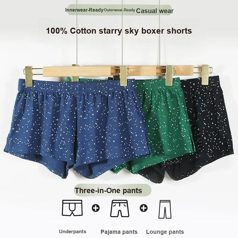 The Temptation Of The Muse Boxer Shorts Men's Combo Set-4