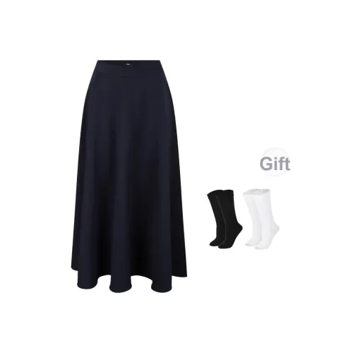 BSEVENI Повседневный Длинный Юбка Женские