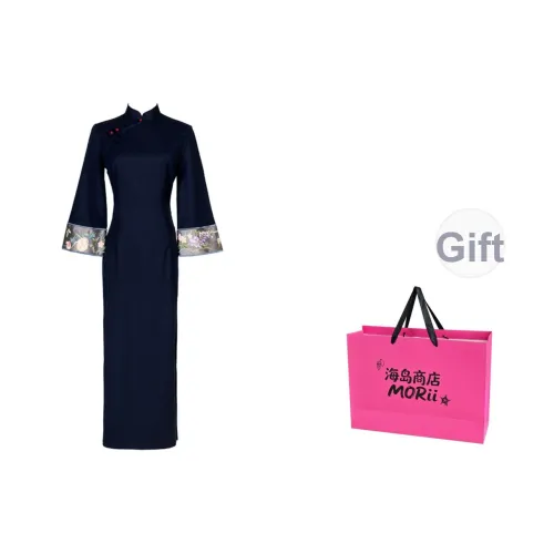 MORii Длинное платье с длинными рукавами женское