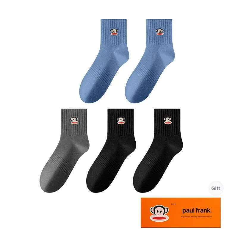 PAUL FRANK Mid Calf Socks Men's Box 5 Pack-31