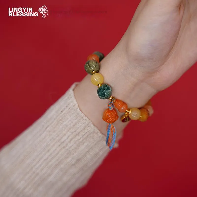 XIZITONGHUA Bodhi Seed Bracelets Women's-2