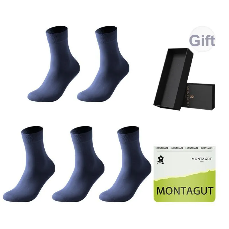 Montagut Mid Calf Socks Men's Box 5 Pack-36