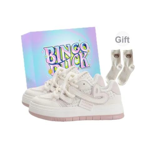 BINGO DUCK Скейтборд Кроссовки с противоскользящим низким верхом для женщин