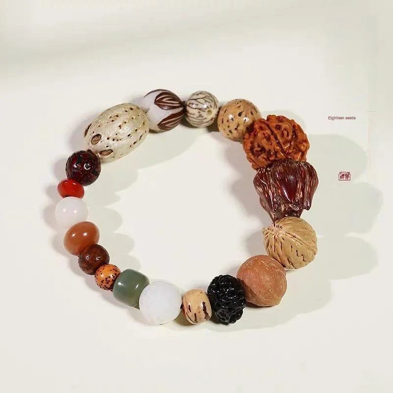 ZWU Wooden Beads Jewelry Unisex-3