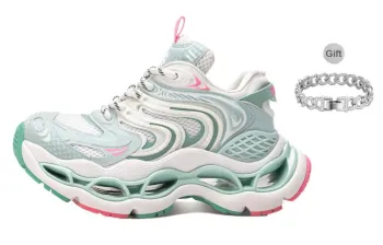 TIMESPEAK Lunar Shadow Series Low Top Couple, Chunky Sneakers Unisex