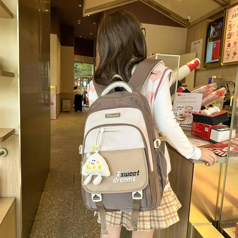 FAMAN Nylon Backpack Women's Multicolor-5