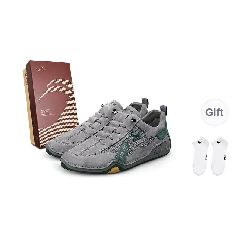 BECK Mayan Prophecy Collection Cushioning, Slip Resistant, Abrasion Resistant, Breathable Low Top Casual Shoes Men's-0
