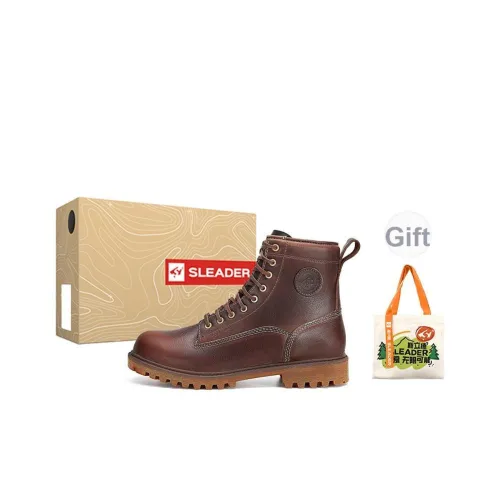 SLEADER Vintage Workwear Series Короткий Мартин Boot Мужской Умбра