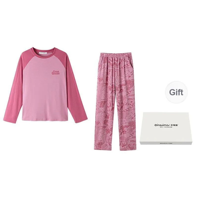 QINZUIMAO Pajama Set Women's Rose Pink-0