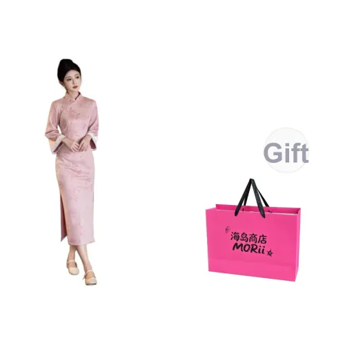 MORii Длинное платье с длинными рукавами женское