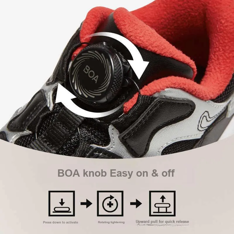 FILA KIDS Durable Breathable Low Top Children's Basketball Shoes Black Silver Teenagers-2