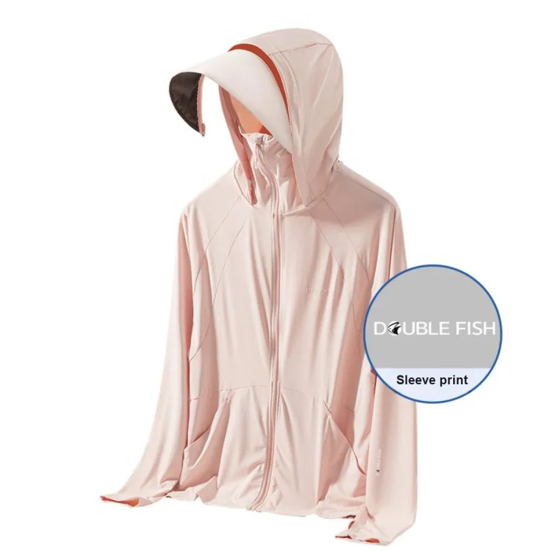 DOUBLEFISH Breathable Quick Dry UV Protection Sun Protection Clothing Unisex-9