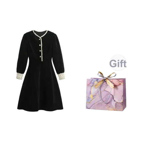 ONNFB Длинное платье с длинными рукавами женское