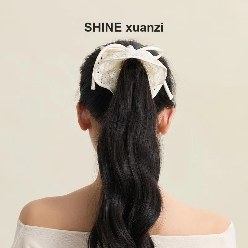 SHINE Fabric, Shell Pearl Hair Tie Women's-3