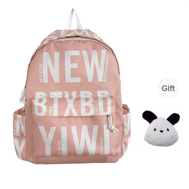 PAIBLOKS Nylon Backpack Unisex Multicolor-22