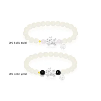 Cuz Strange Intention White Jade Bodhi Bracelets Unisex