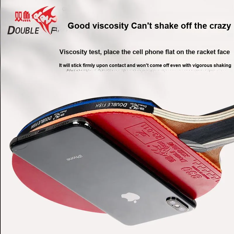 DOUBLEFISH Ping Pong Paddles Unisex All Wood-7
