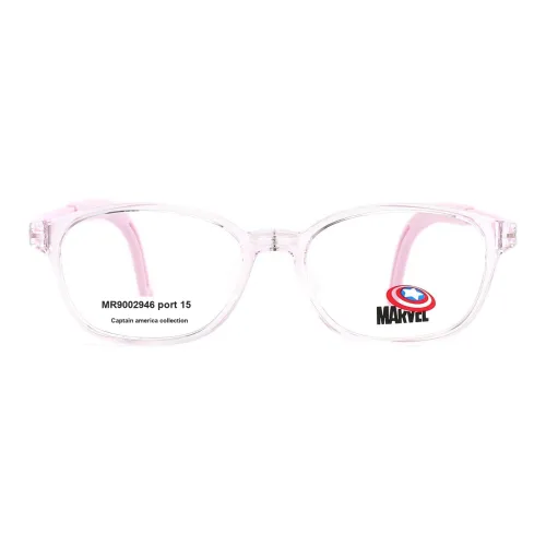 MARVEL TR Memorial Plastic Oval Eyeglass Frames Kids Transparent MARVEL TR Memorial Пластиковые Овальные Оправы для Очков Детские Прозрачные
