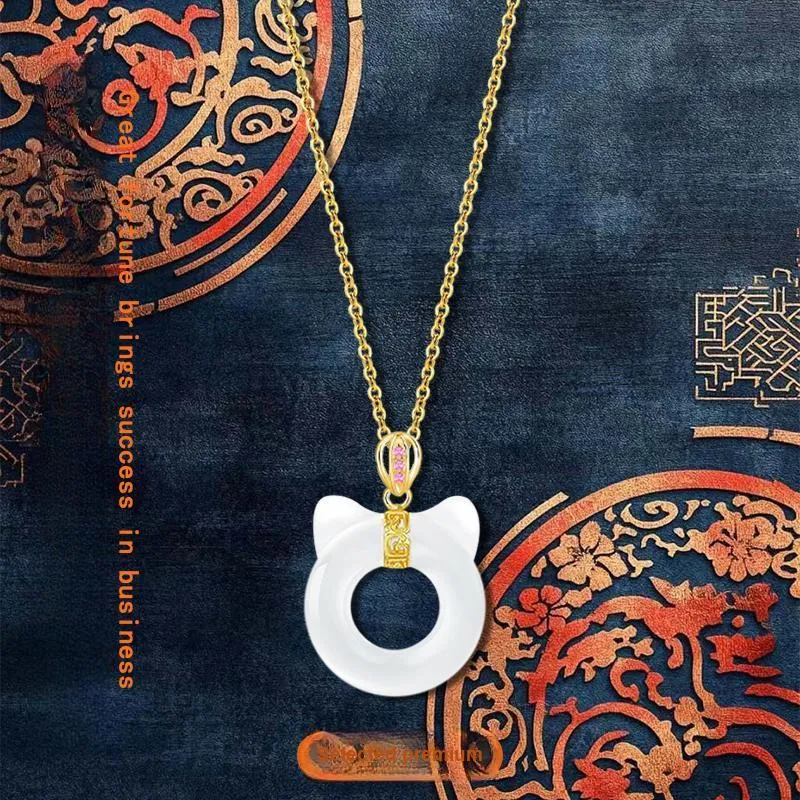 GIFU Chalcedony Necklaces Women's-3
