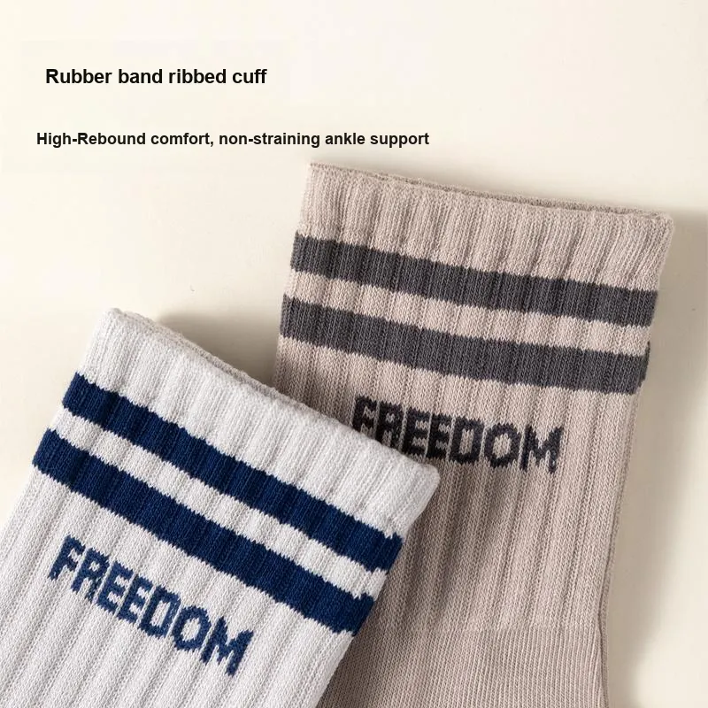 MIIOW Trend Party Series Mid Calf Socks Unisex 3 Pack-3