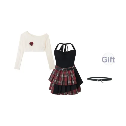 FABRIC PIG Платье + COVER UP Женские Комплекты с Юбкой