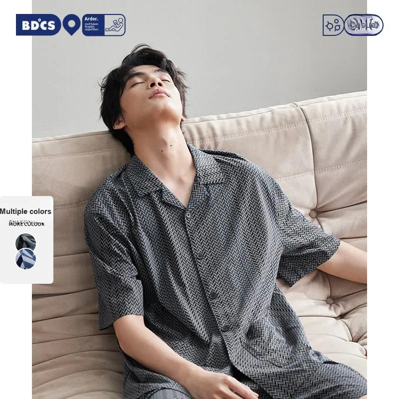 Peninsula City Pajama Set Men's Gift Box Set-2
