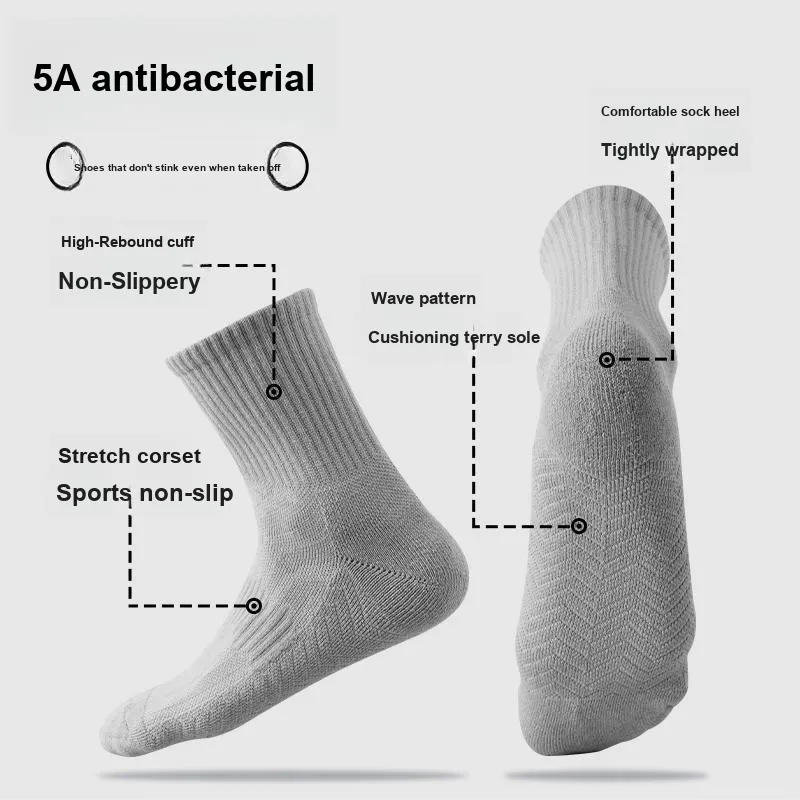 ZEROIN Mid-Calf Socks Men's 4 Pack-56
