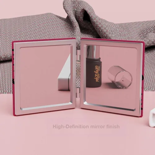 JIXUAN Carry With You Mini Foldable Mirror Double Sided Portable