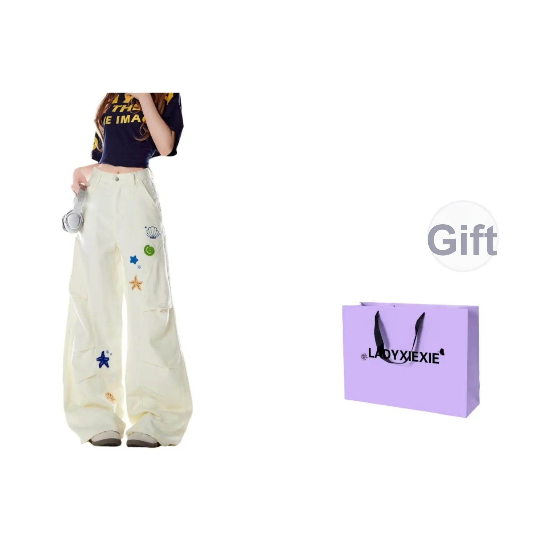 LADYXIEXIE Женские Джинсы