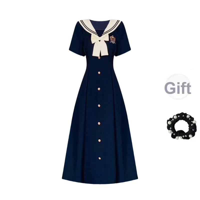 WUSHANSHAN Short Sleeved Dress Women's-0
