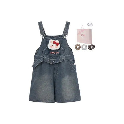 Snbl Синий Женские Комбинезоны