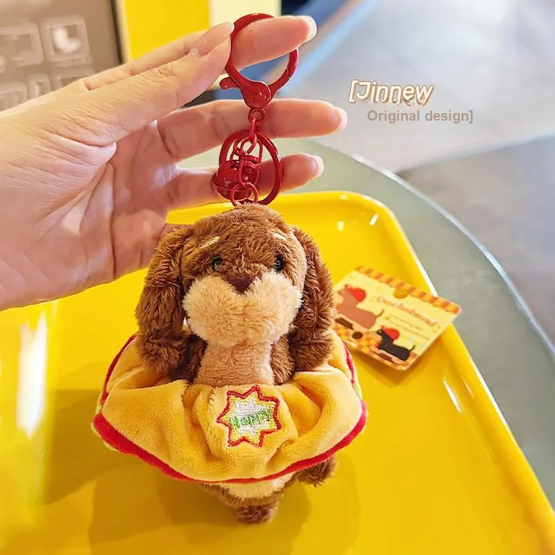 Jinnew Plush Keychains Unisex 11.5cm Height-3
