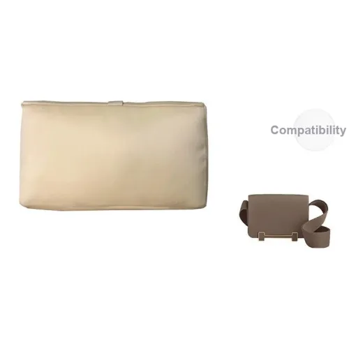 GUIDY Сатиновая сумка аксессуар унисекс шампанское