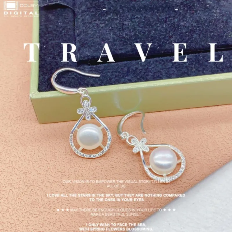 U state 990 Fine Silver Earrings Women's-4