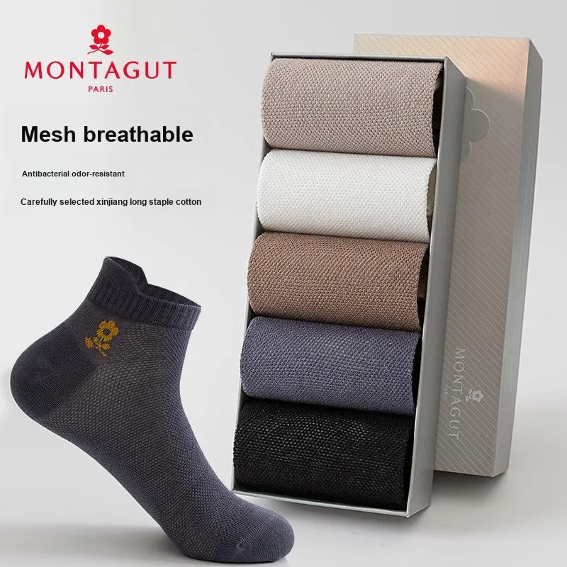 Montagut Mid Calf Socks Men's 5 Pack-6