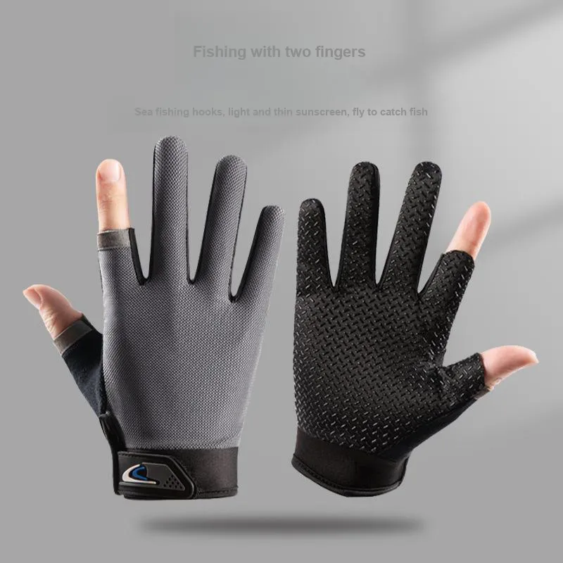 CARDANRO Elastane Fishing Gloves Men's-2