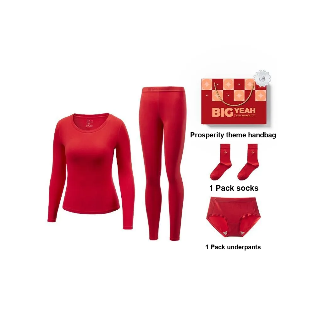 HLA Thermal Set Women's Red Gift Box Sets
