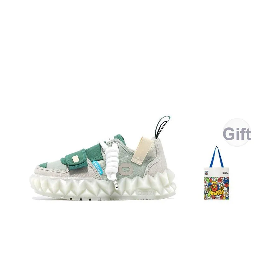 OETZI Ice Mountain Series 4 The Ice Man Oz, Ugly Cute Shoes Stylish Skateboarding Shoes Unisex Green