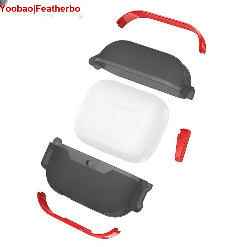 Yoobao Compatibility AirPods1/2/3/4/pro/pro2 TPU Snap Lock Matte Impact Resistant Headphone Cases-6